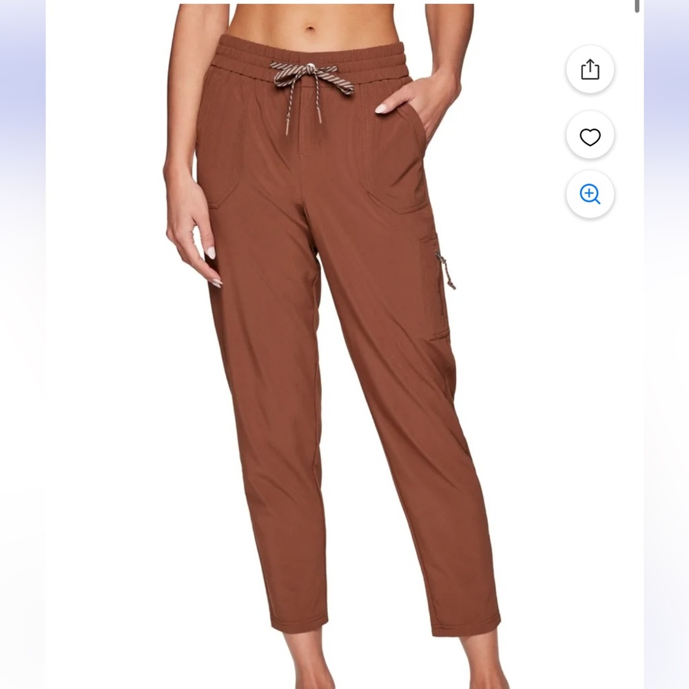 Avalanche Brick/Maroon Cargo Pants with Elastic Waistband